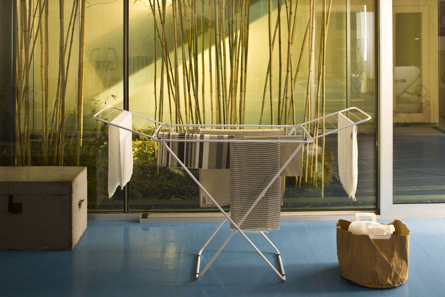 Stendibiancheria Gimi "JOLLY" stendino da pavimento 10mt in acciaio antiscivolo