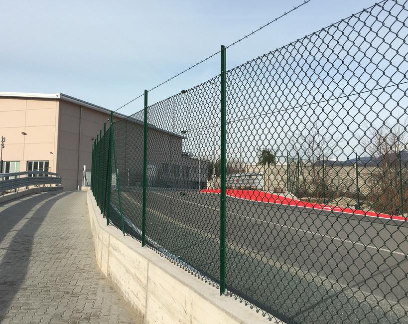 Rete romboidale "Pesante" per recinzione in metallo a maglia sciolta 50 x 50 mm