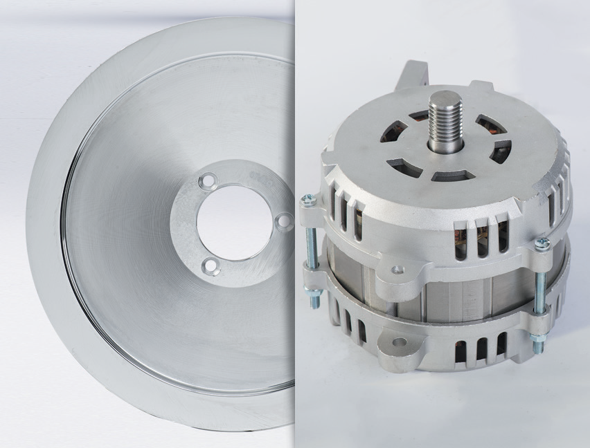 Affettatrice elettrica "Professionale" per carni salumi e formaggi in alluminio