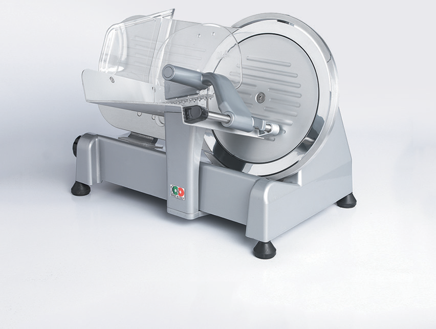 Affettatrice elettrica "Professionale" per carni salumi e formaggi in alluminio