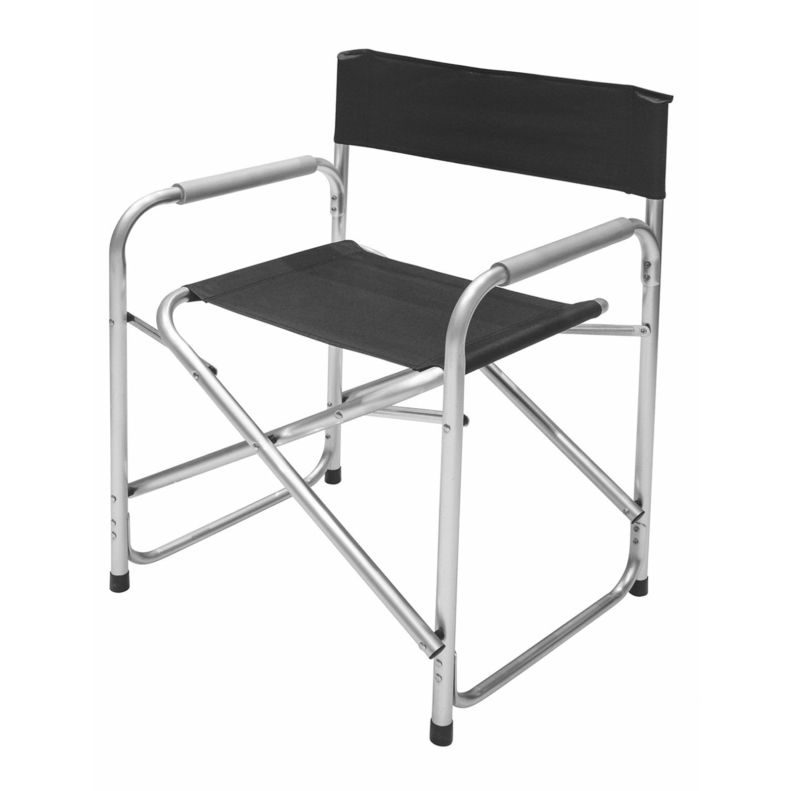 Sedia regista pieghevole in alluminio poltrona da mare, spiaggia e campeggio in tessuto