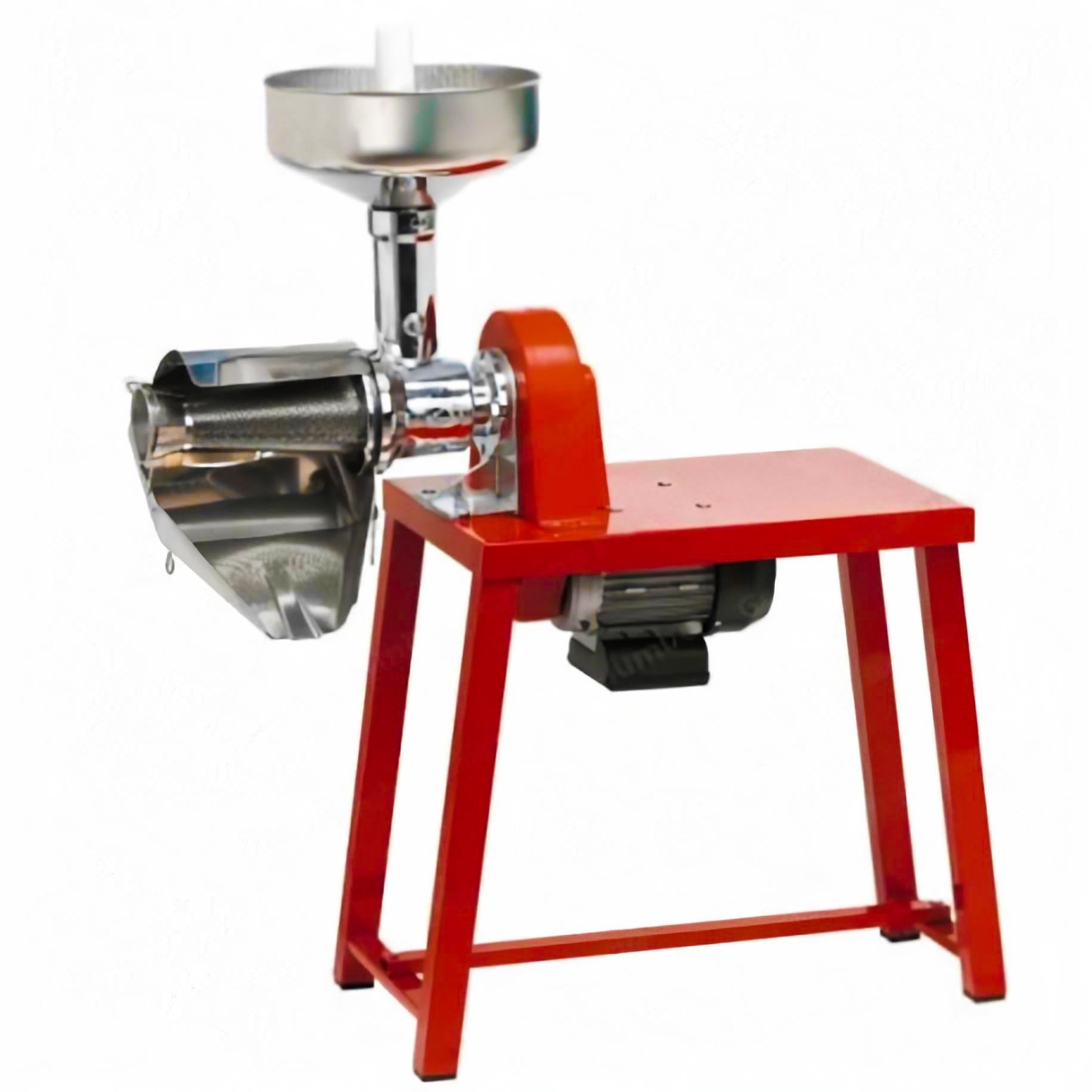 Spremipomodoro con banchetto collo alto "LC Inox" corpo macchina e ghiera in alluminio