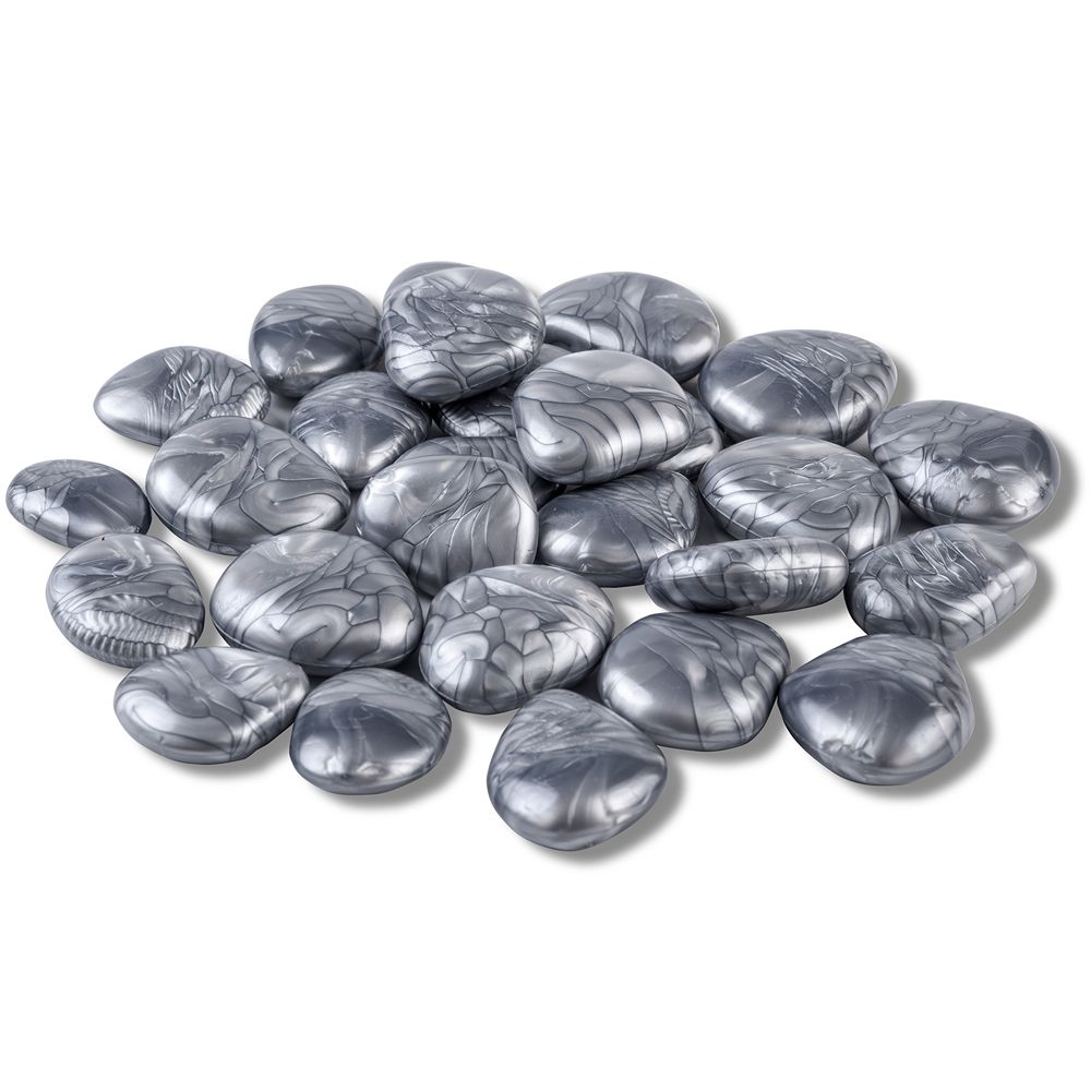 Sassi decorativi in plastica riciclata "re-pebbles" ciottoli antiusura da esterno ed interno