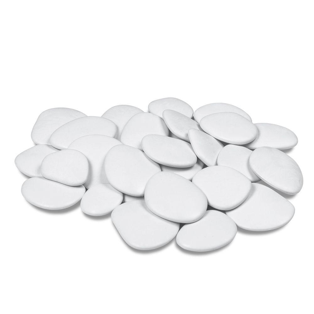 Sassi decorativi in plastica riciclata "re-pebbles" ciottoli antiusura da esterno ed interno