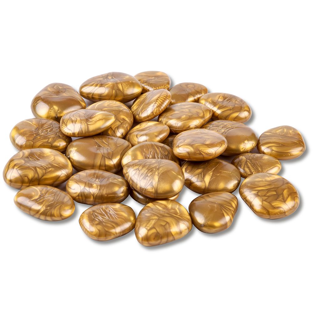 Sassi decorativi in plastica riciclata "re-pebbles" ciottoli antiusura da esterno ed interno