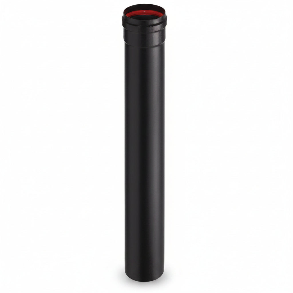Tubo in acciaio nero da interno per stufa a pellet "linea superior" con spessore 1,6 mm