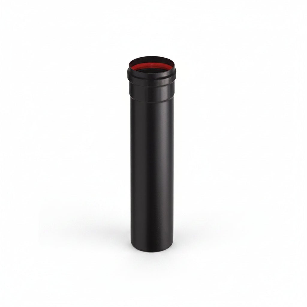 Tubo in acciaio nero da interno per stufa a pellet "linea superior" con spessore 1,6 mm