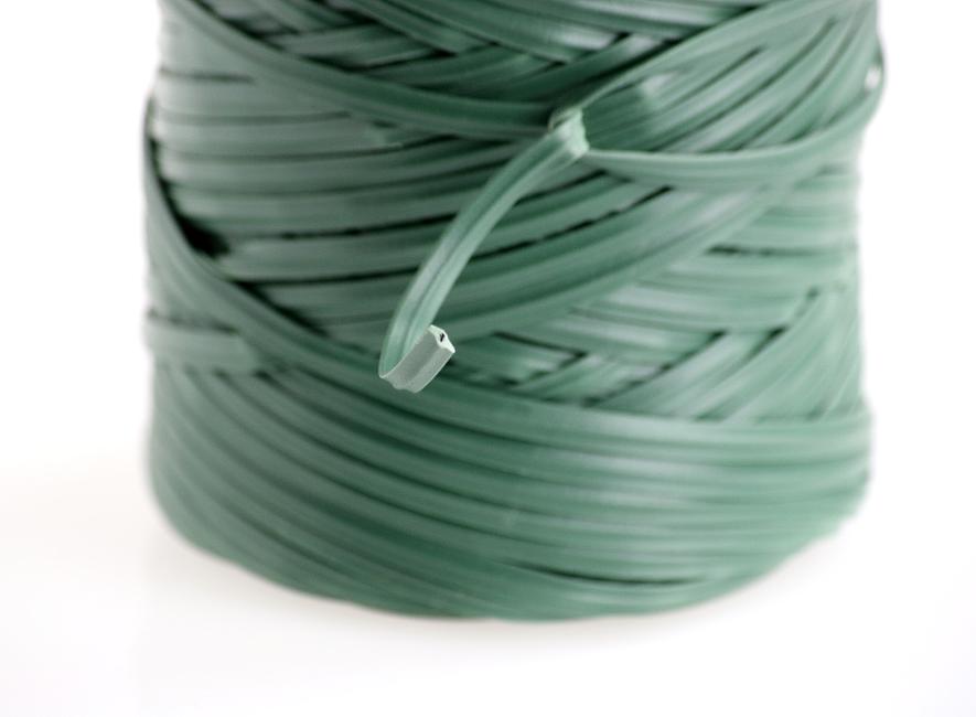 Piattina filo metallico rivestito in pvc per fissaggi manuali o con pinza legatrice