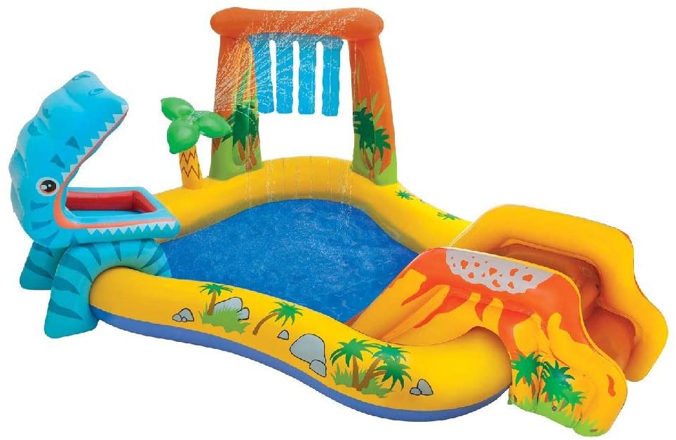 Piscina gonfiabile da balcone e giardino dinosauro per bambini 249 cm