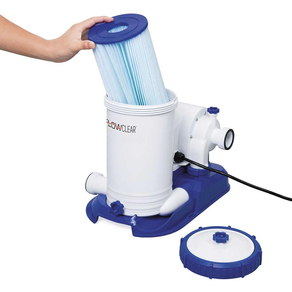 Pompa filtro a cartuccia per pulizia piscina Bestway e Intex 9463 lt /h