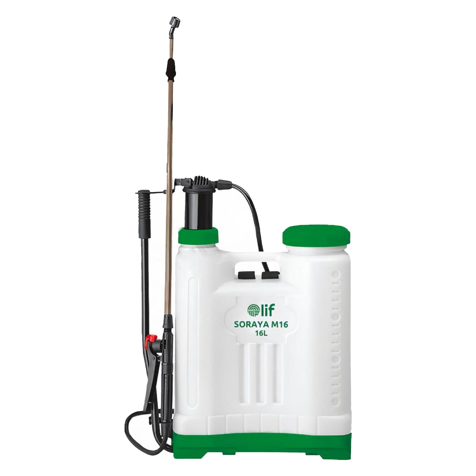 Pompa irroratrice a spalla in polietilene per trattamenti antiparassitari e diserbanti