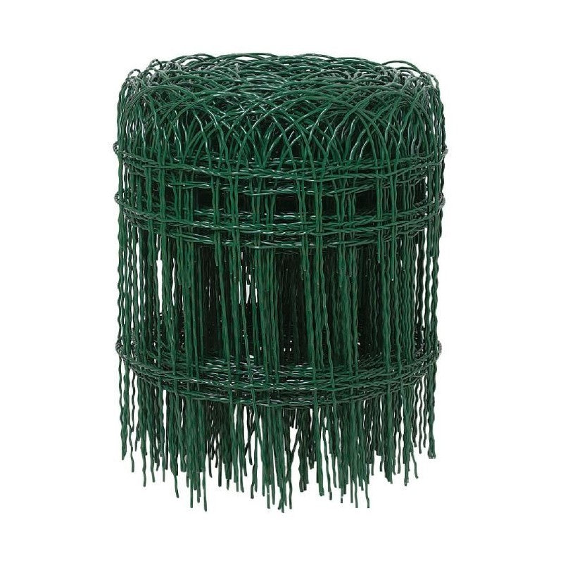 Rete Ornamentale per aiuole in metallo, maglia rettangolare 150 x 85 mm 25 mt