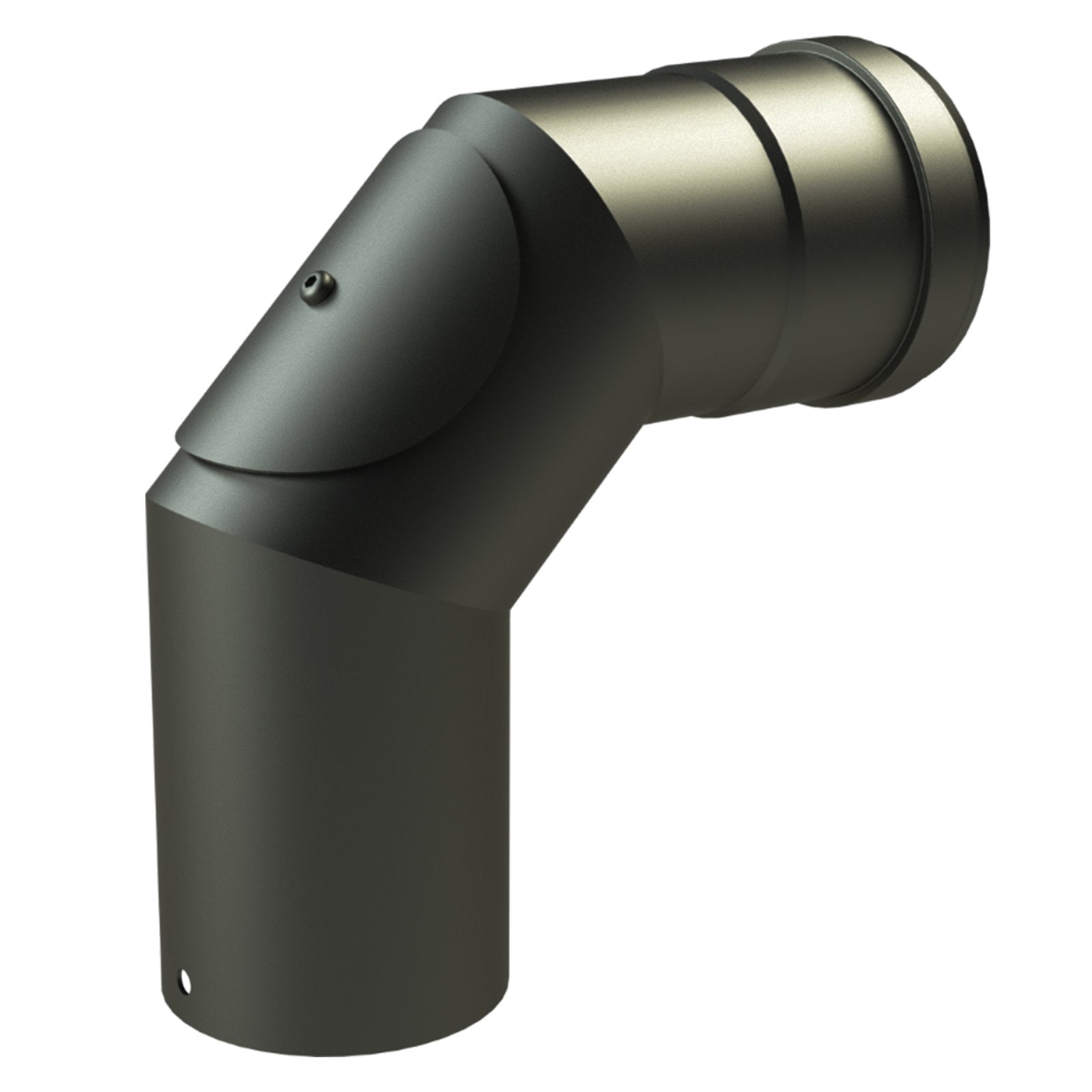 Curva a gomito da 90° per canna fumaria stufa a pellet in acciaio