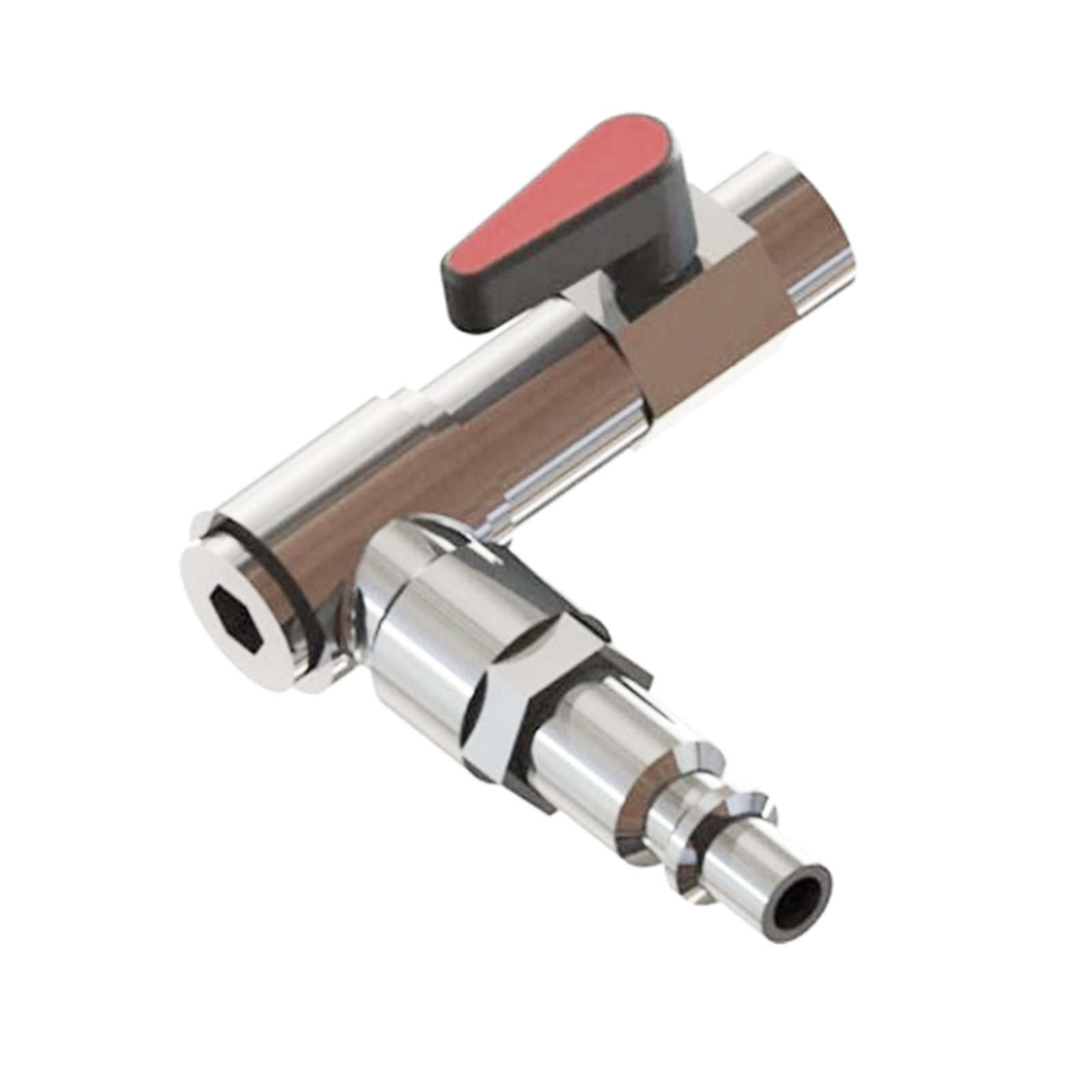 Rubinetto girevole ricambio Asta in alluminio per pettine abbacchiatore ed accessori pneumatici