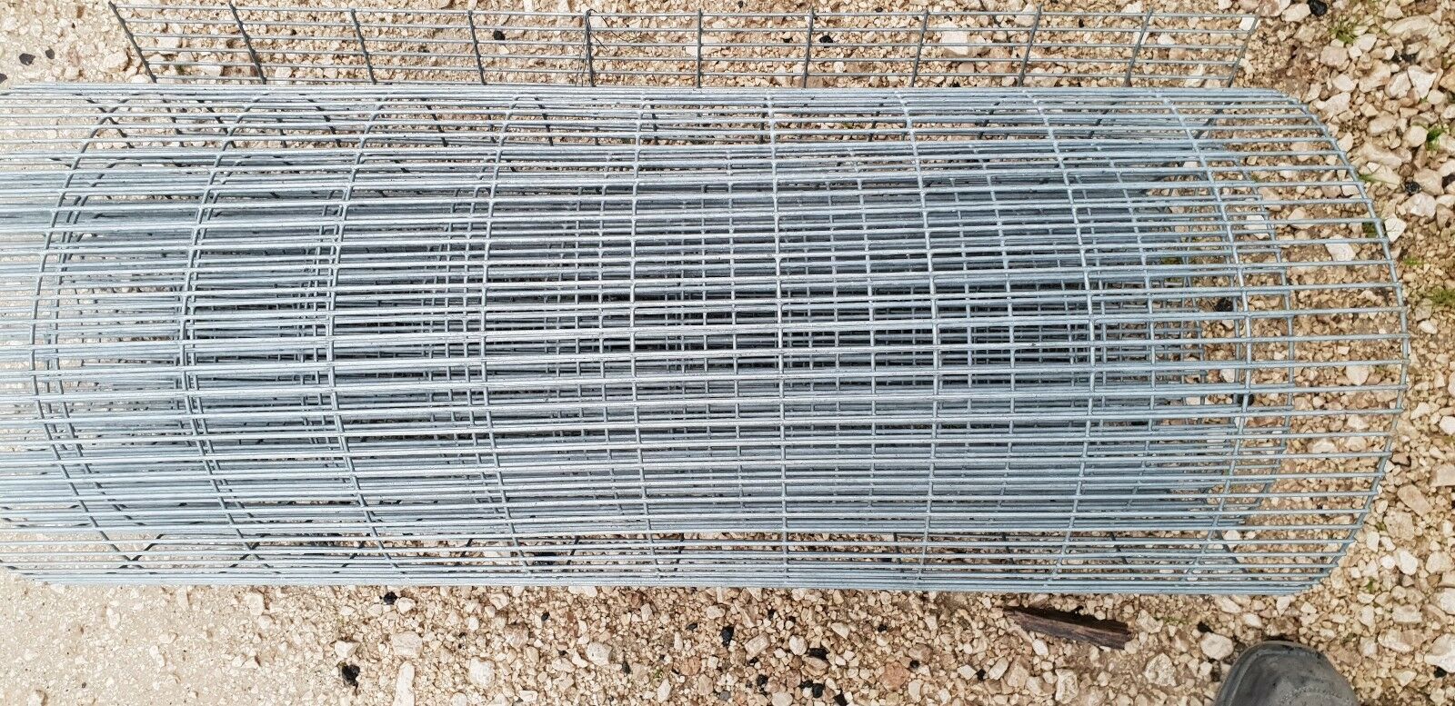 Rete elettrosaldata per gabbie in metallo, maglia rettangolare 75 x 13 mm