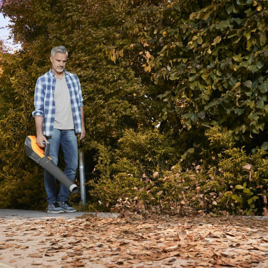 Soffiatore a batteria 5 ah "SAB 500" per uso professionale ed intensivo