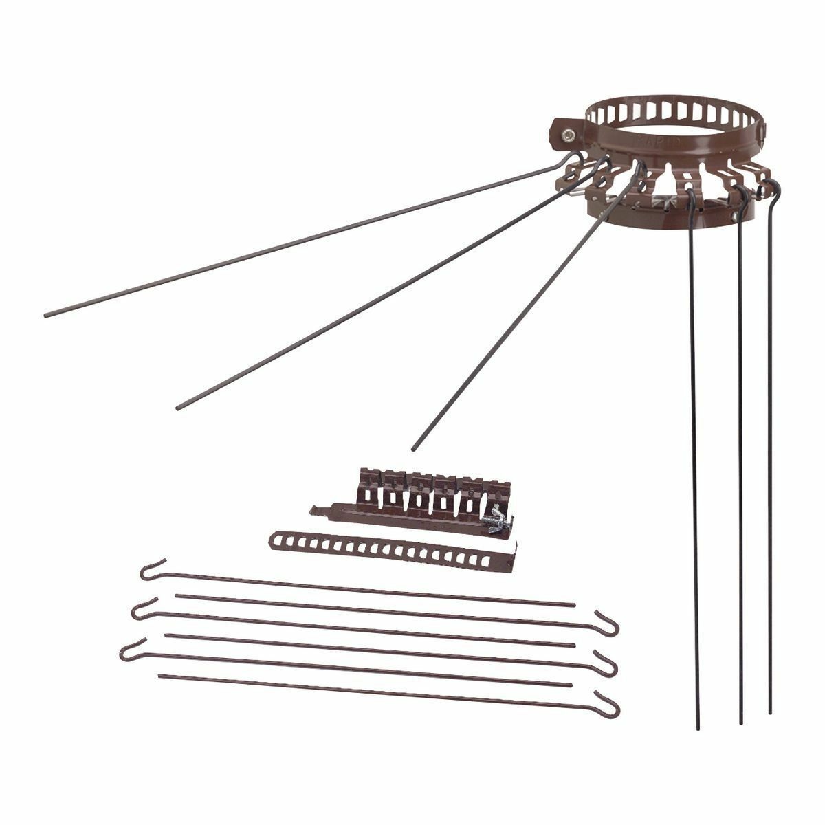 Stendibiancheria a raggi regolabili per canna fumaria stufa a legna e pellet