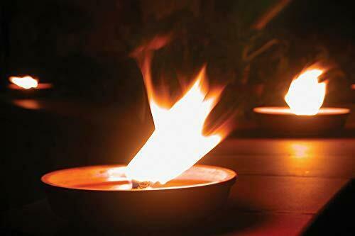 Ceri alla citronella in coccio di terracotta segna passi per matrimoni ed eventi Ø 14,5 cm