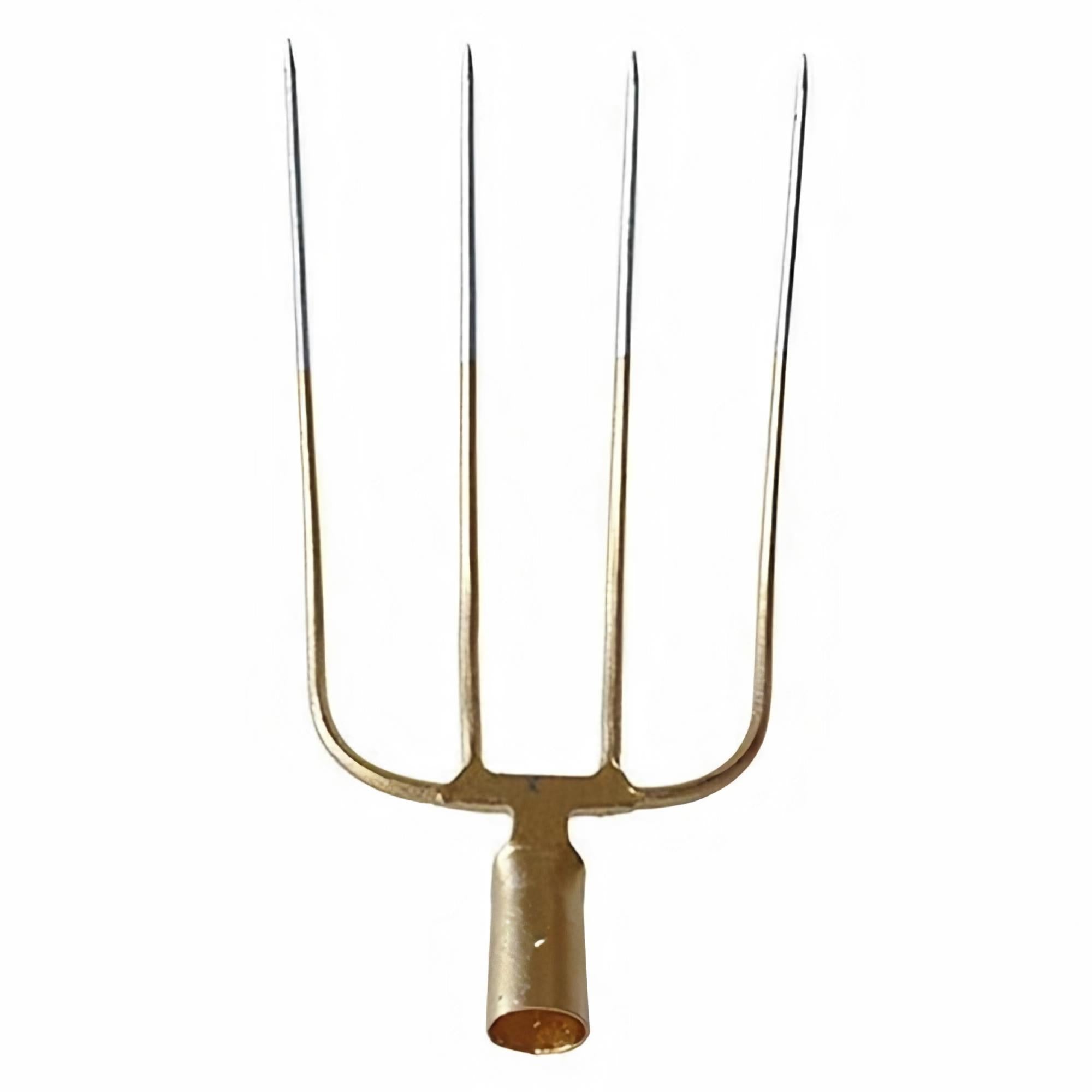 Forca in acciaio temperato per coltivazioni ed allevamenti con denti affilati