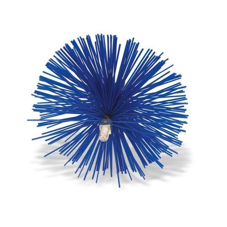 Scovolo in nylon "tondo" per spazza camini tipo professionale, pulizia canne fumarie.