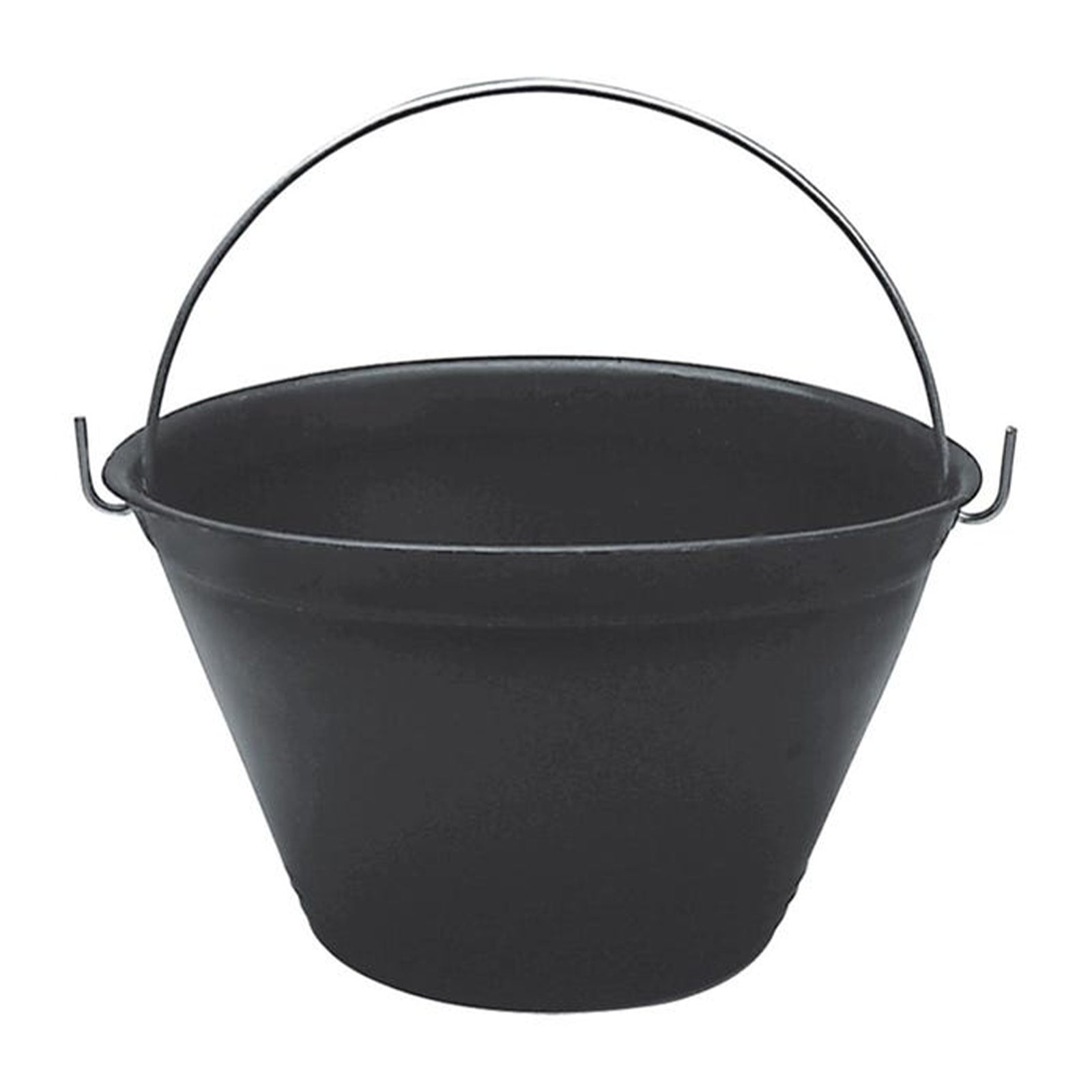 Secchio da cantiere per muratore in plastica resistente con manico