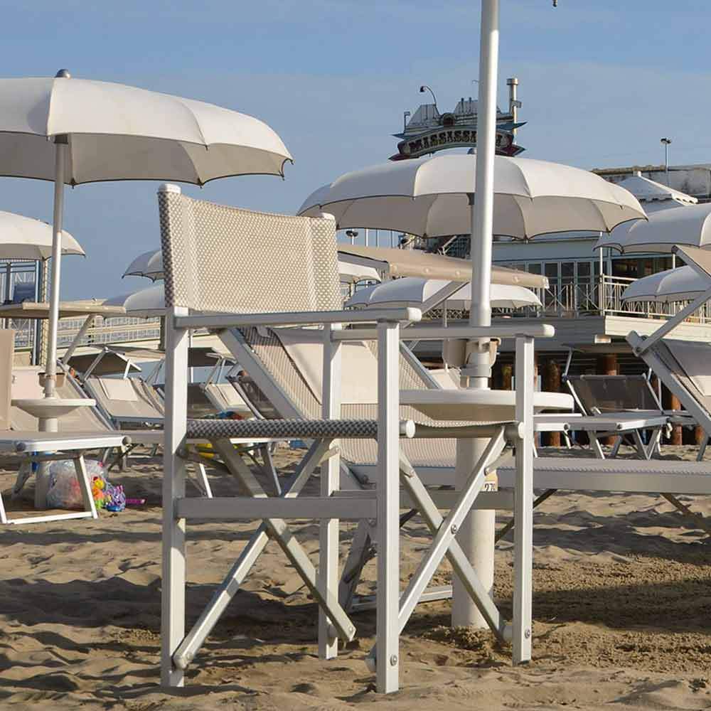 Sedia regista XXL in alluminio pieghevole da campeggio mare
