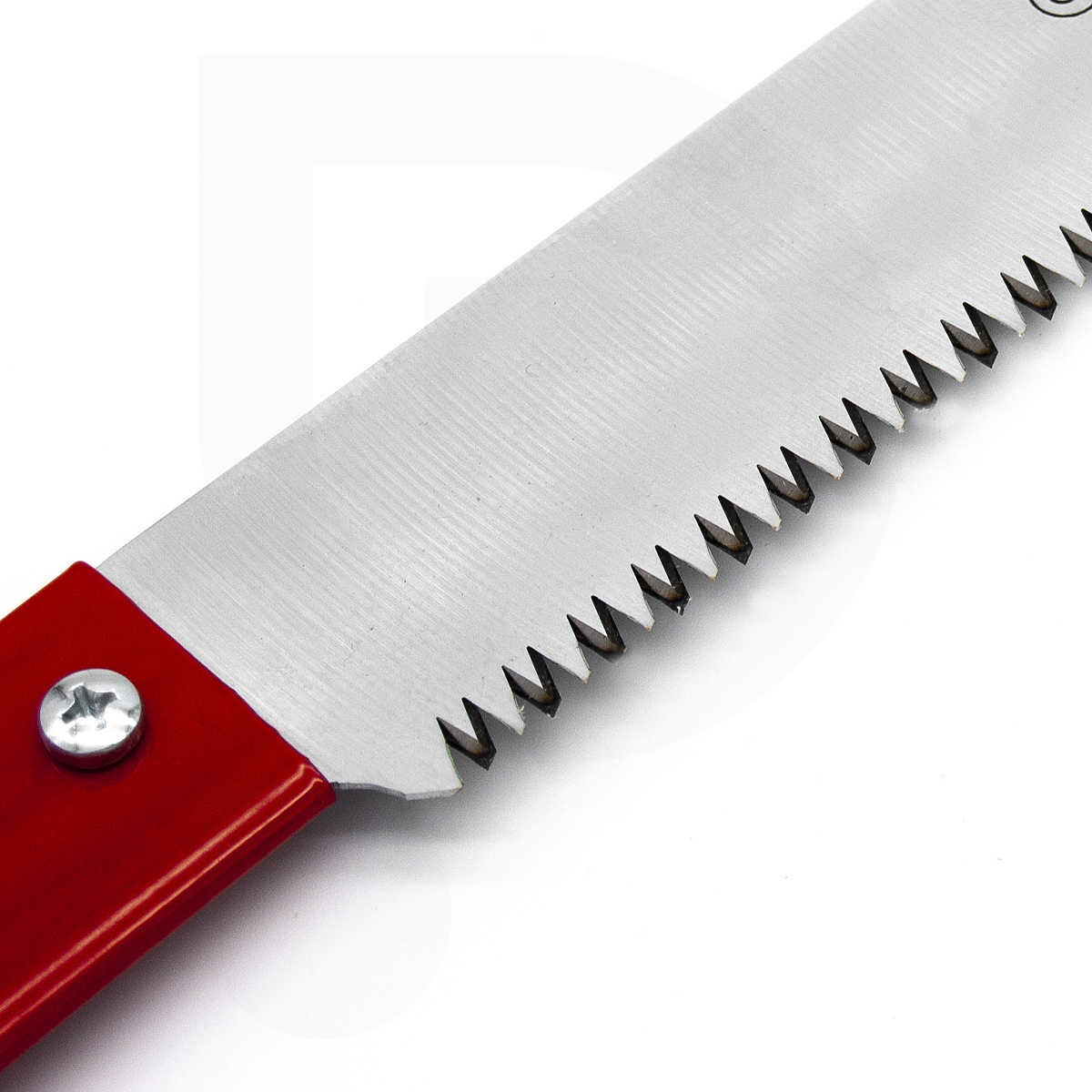 Segaccio per potatura a lama dritta con manico in ferro "Made in Italy"