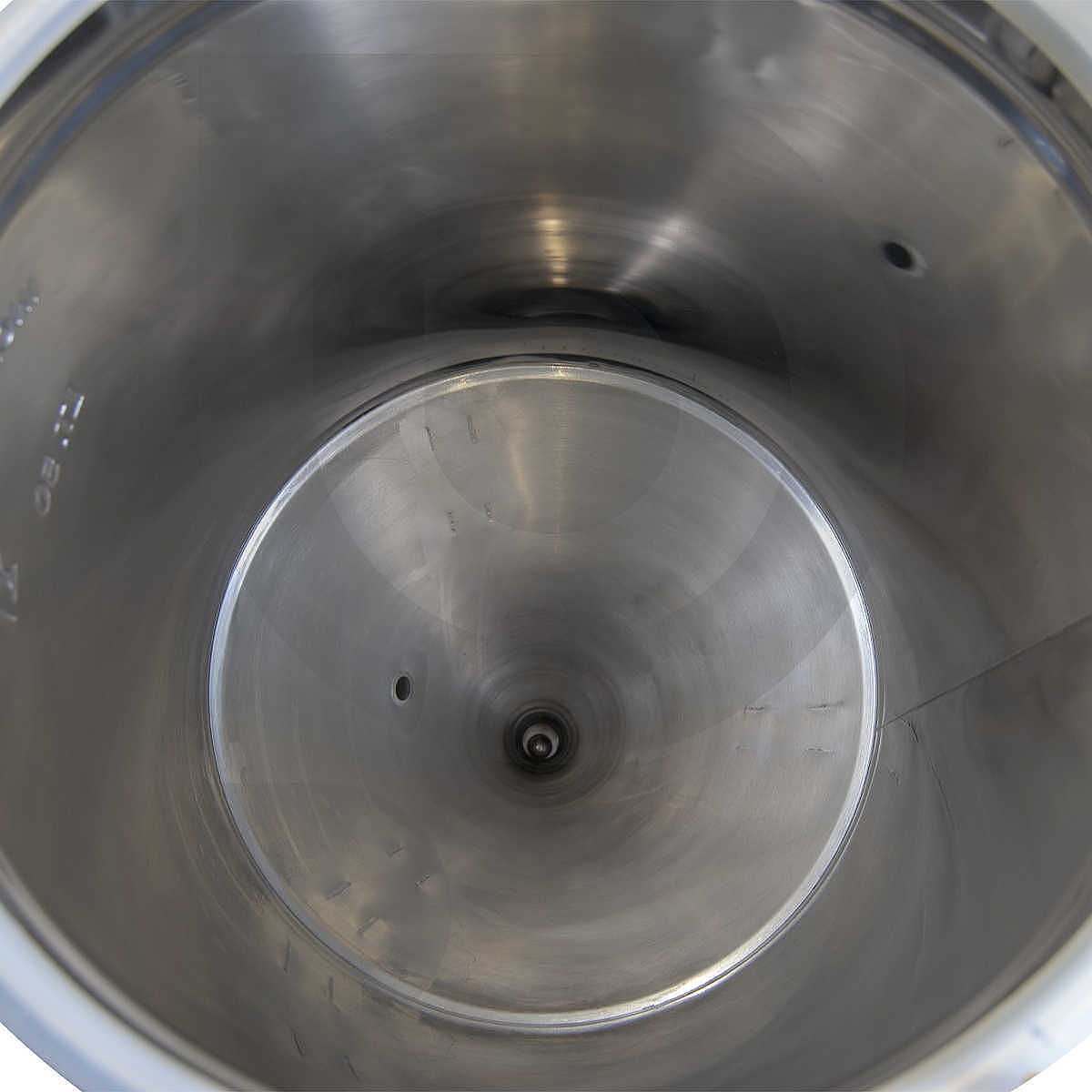 Fermentatore inox professionale per birra artigianale, Tronco conico 60° con tappo a pressione