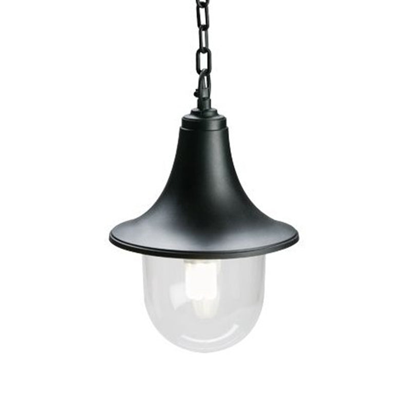 Lanterna con catena "Marine" lampada da esterno in alluminio anticato 60 w
