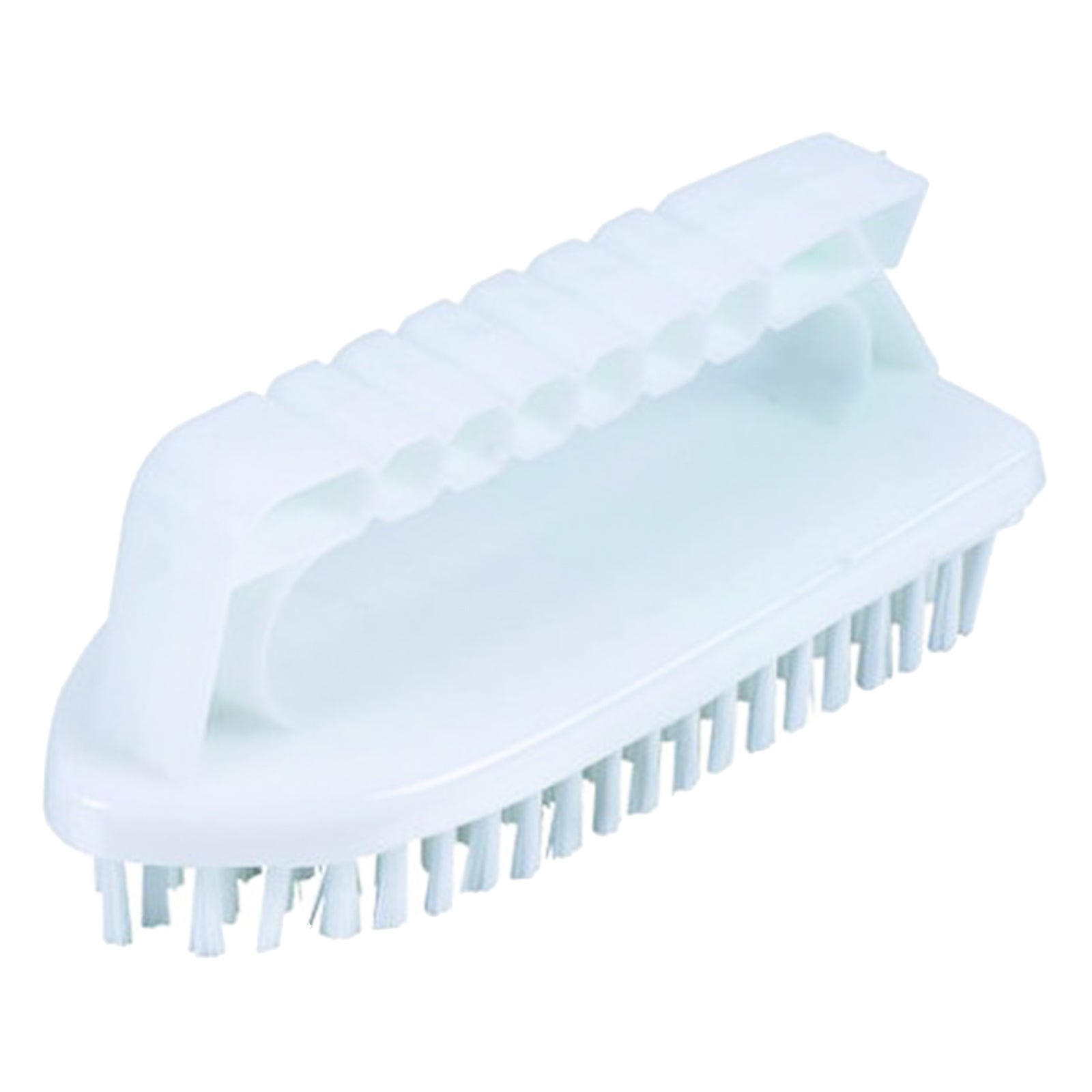 Spazzola con setole in nylon e manico per pulizia bordo piscina