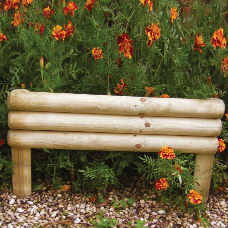 Bordura per aiuole in legno in pino naturale per recinzioni giardino e terrazzo 55 cm