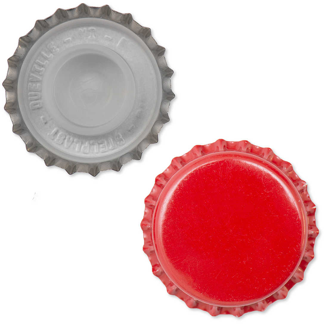 Tappo a corona per fermentazione Birra Ø 29 mm con sottotappo Bidoul lungo 200 pezzi