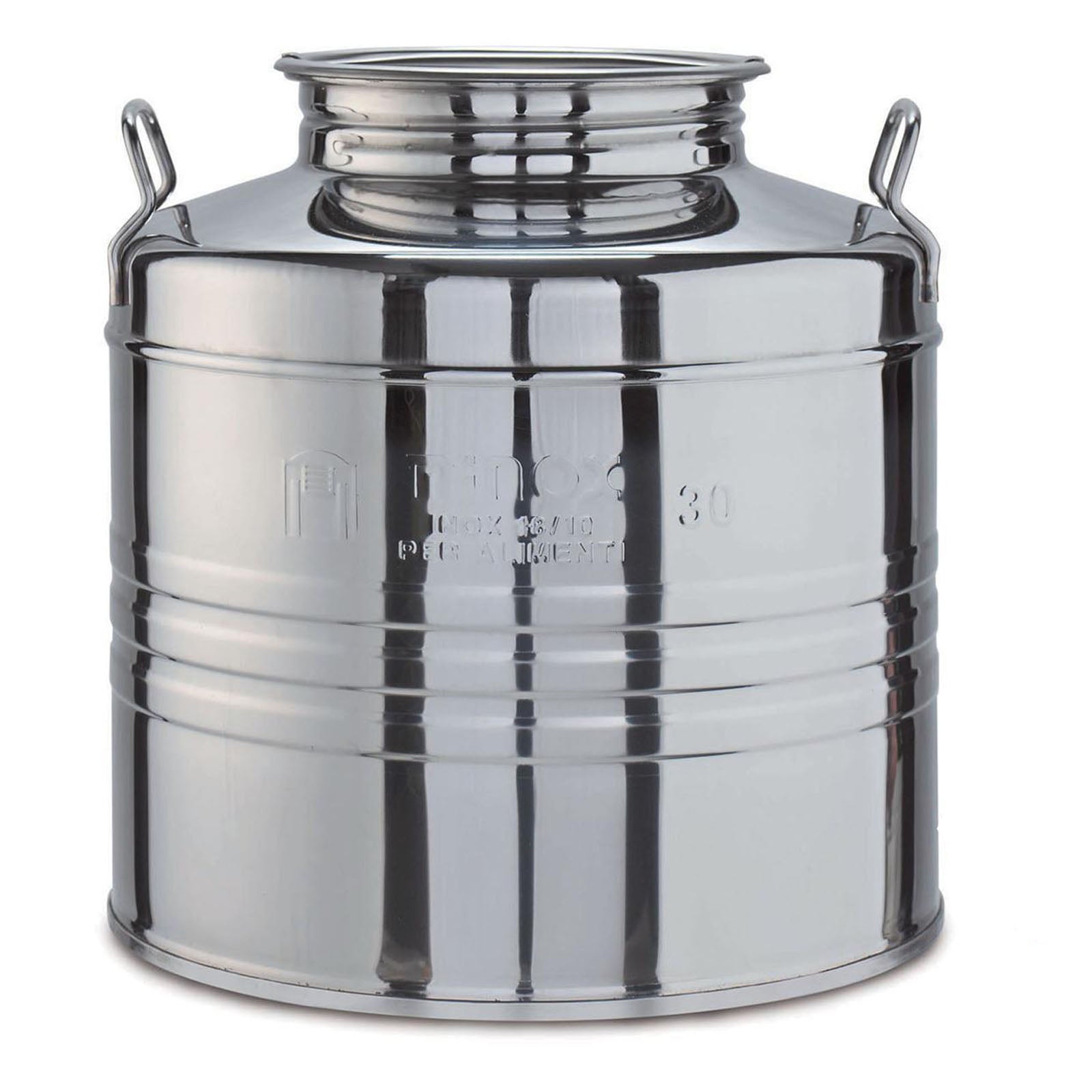 Contenitore in acciaio inox AISI 304 "Made in Italy" per olio d'oliva
