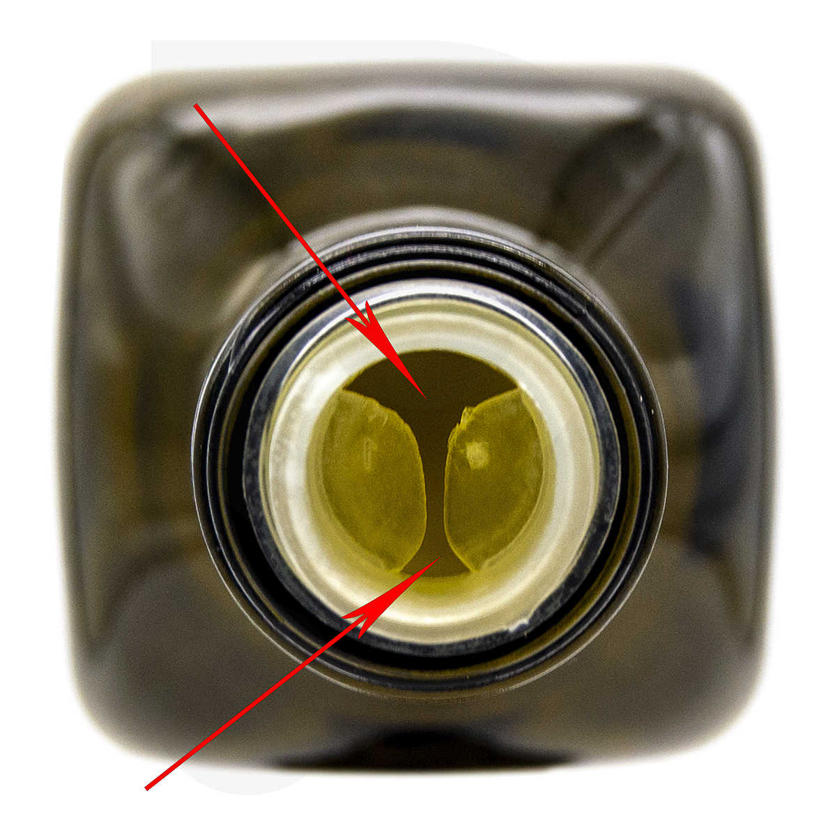 Tappi a vite in PVC con versatore salva goccia per bottiglie in vetro 100 pezzi