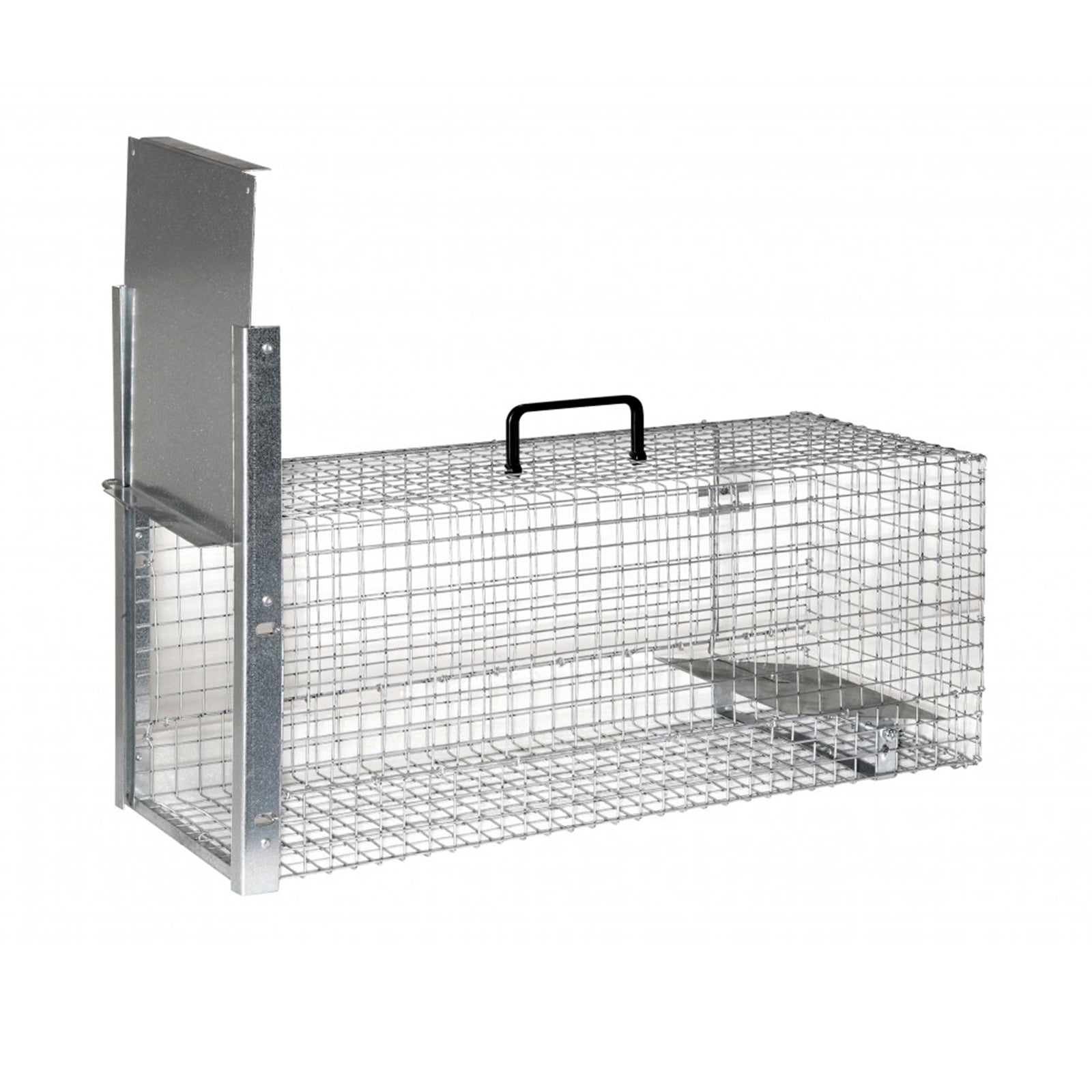 Trappola per predatori come volpi e roditori di grosse dimensioni ad entrata singola