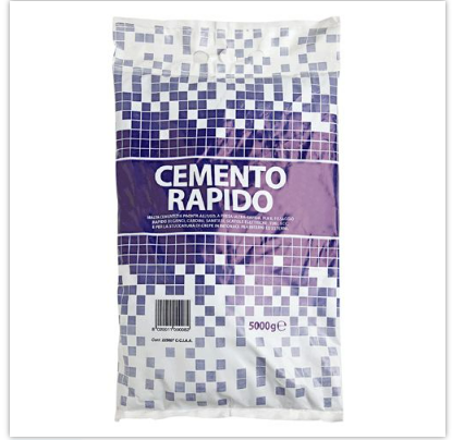 Cemento Rapido in polvere per fissaggio immediato e riparazione in breve tempo