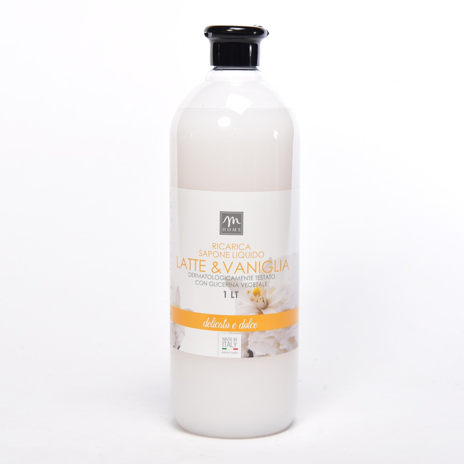 Dispenser di Sapone liquido da 500 mL profumato dermatologicamente testato con glicerina vegetale