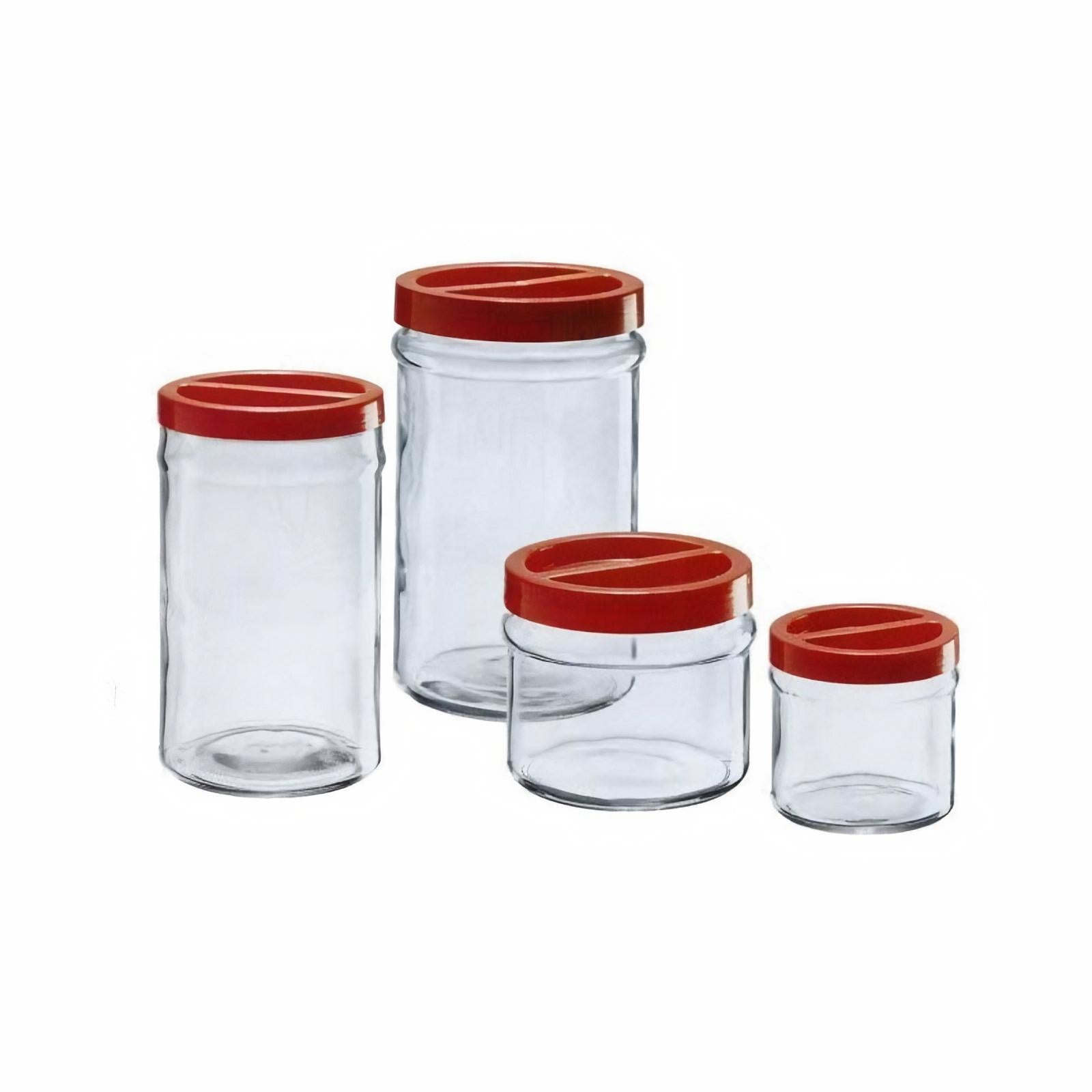 Vaso in vetro con tappo chiusura a vite "Ortes" per conserve e alimenti