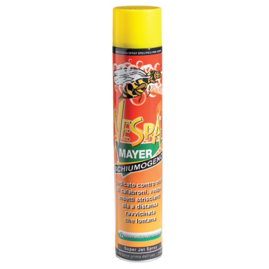 Insetticida spray per api, vespe e calabroni "Mayer" pronto all'uso da 500 ml elimina nidi