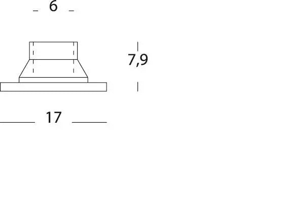 Base per fissaggio a terra palo lanterna da giardino 60 mm