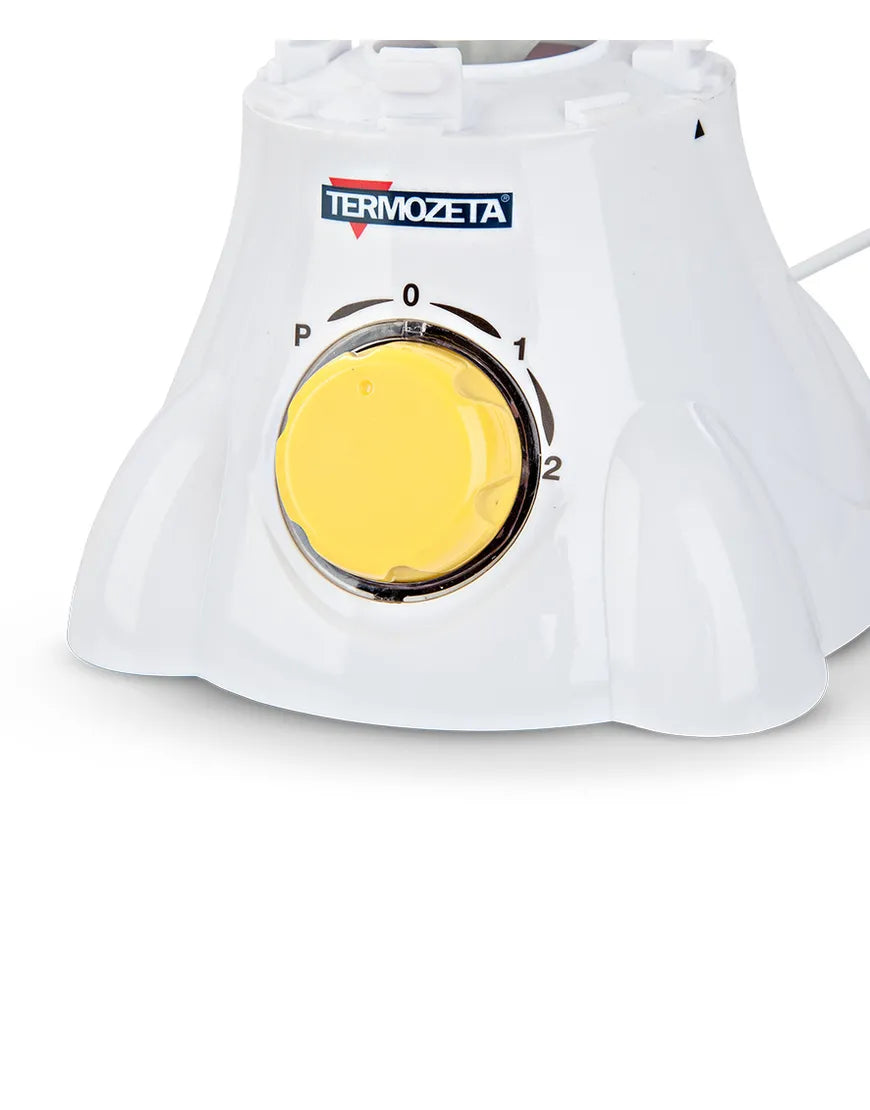 Frullatore elettrico con lame in acciaio inox coperchio caraffa con foro, capacità da 1 litro