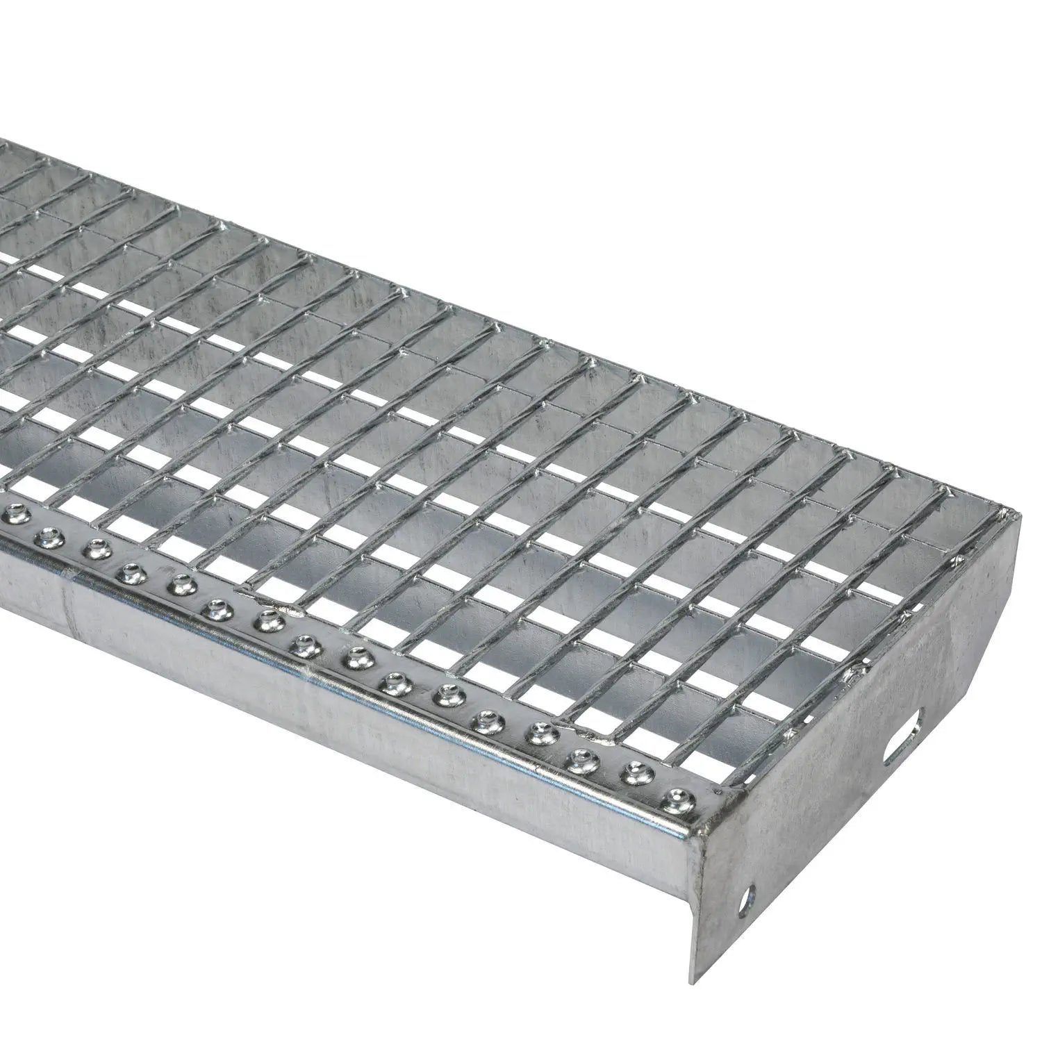 Griglia rettangolare pedonabile con telaio in acciaio zincato