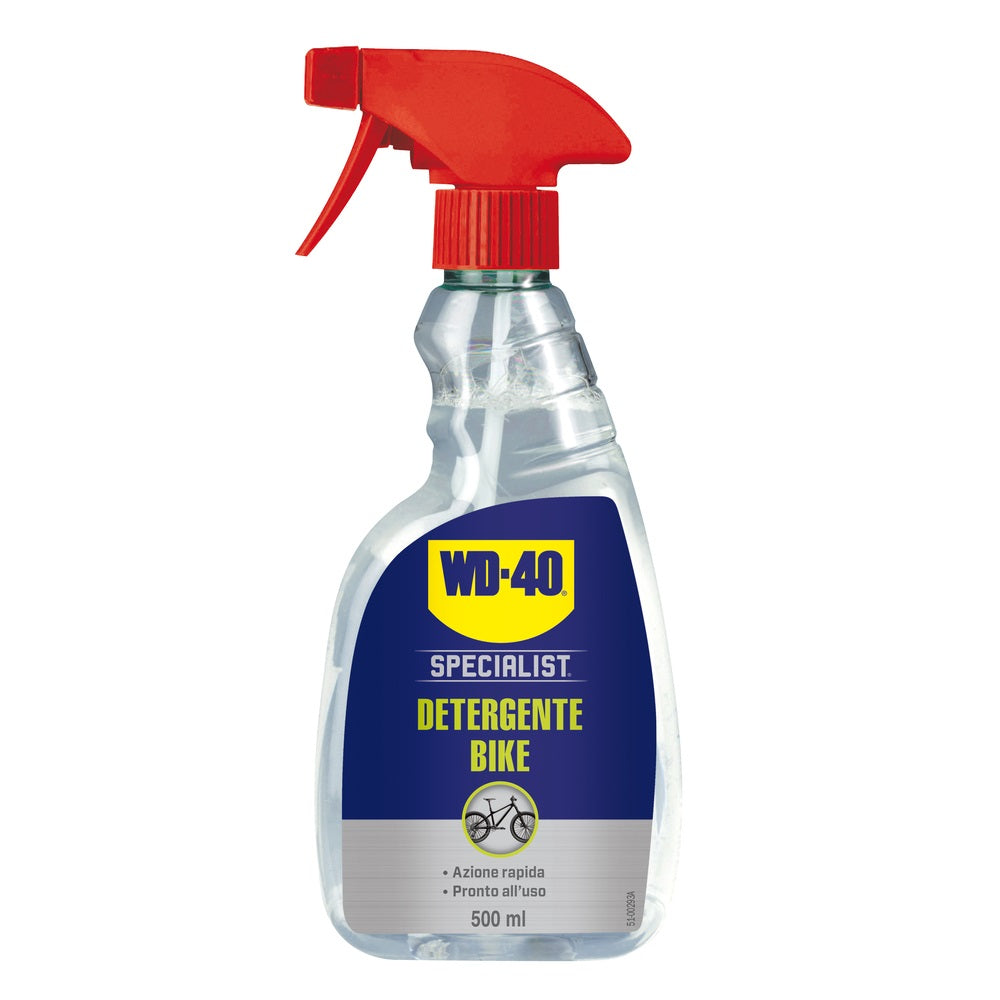 Detergente per biciclette raccomandato per telaio, pedali e ruote, 500 ml
