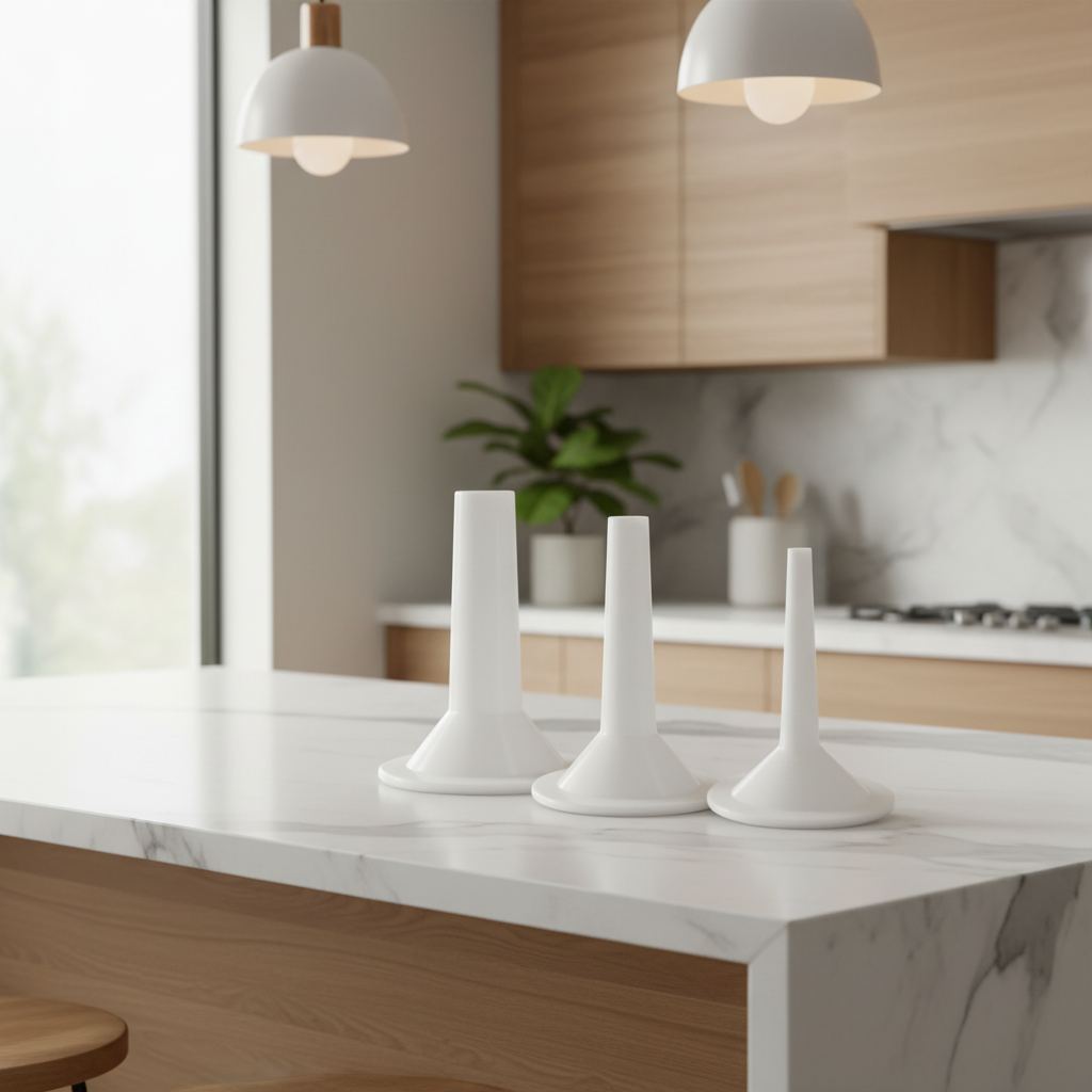 Set imbuti di riempimento in pvc alimentare ricambio insaccatrice "Reber"