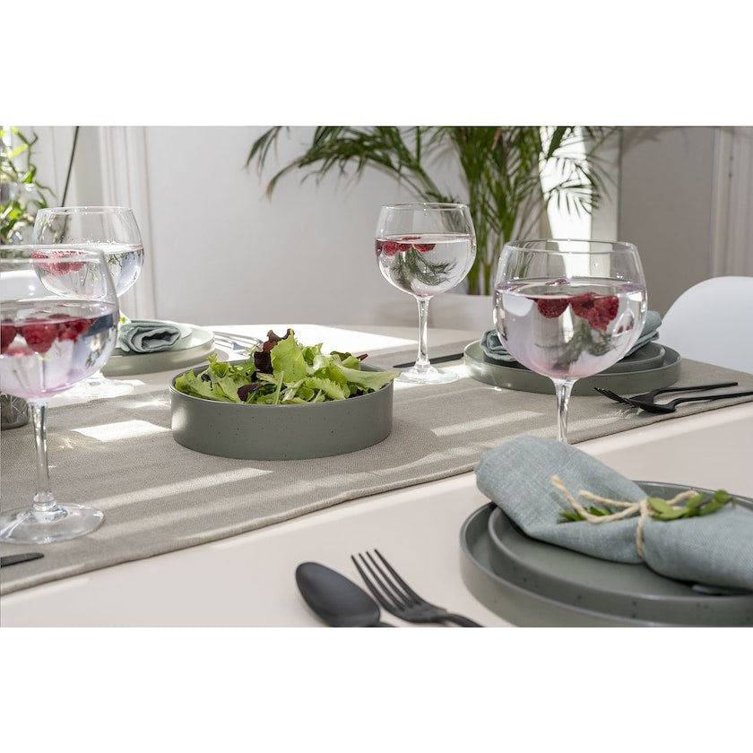 Calici decorativi Gin Tonic in vetro trasparente 650 ml set da 2