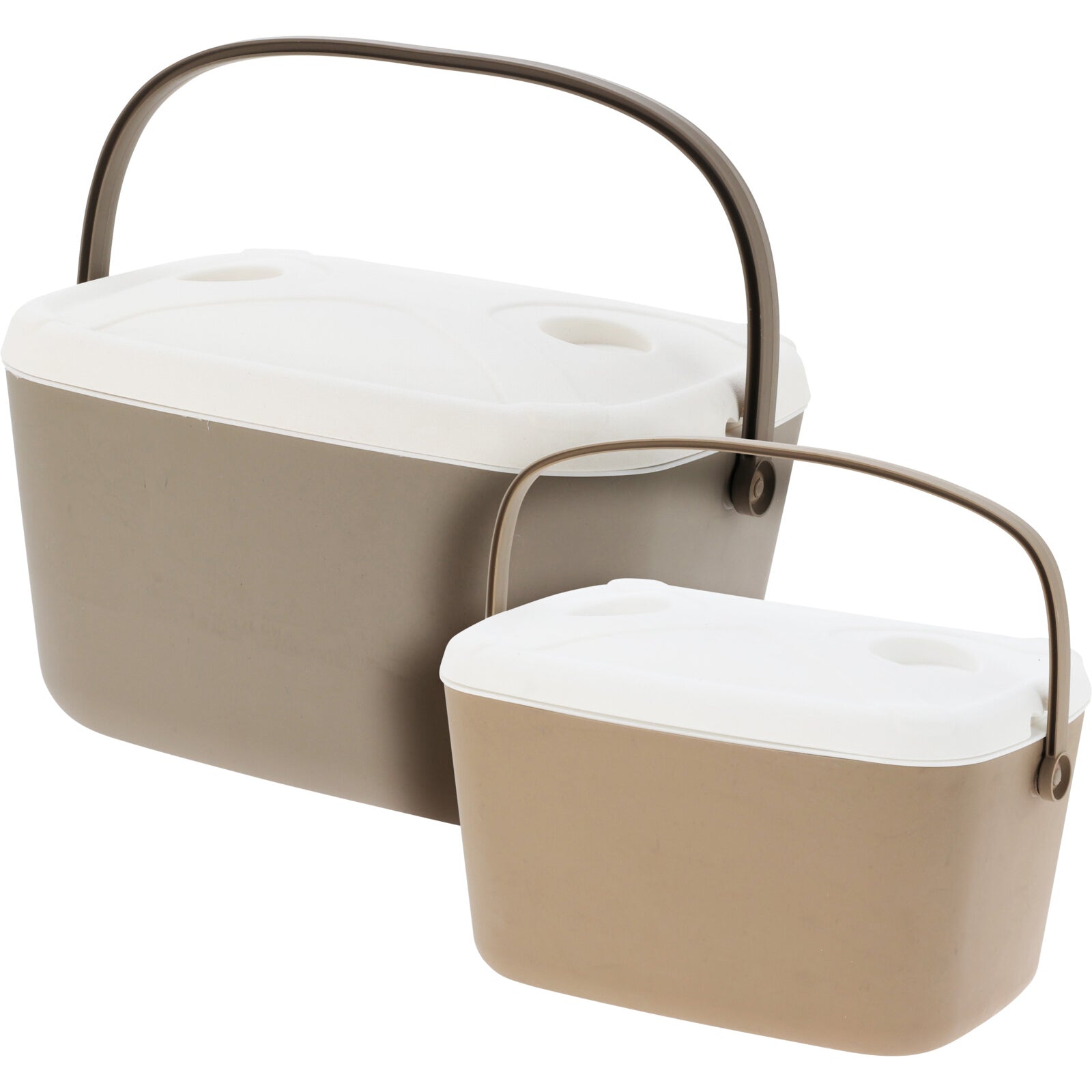 Set di 2 Frigo Box Portatili, Capacità 15L / 30L, Compatti, Resistenti e Isolanti