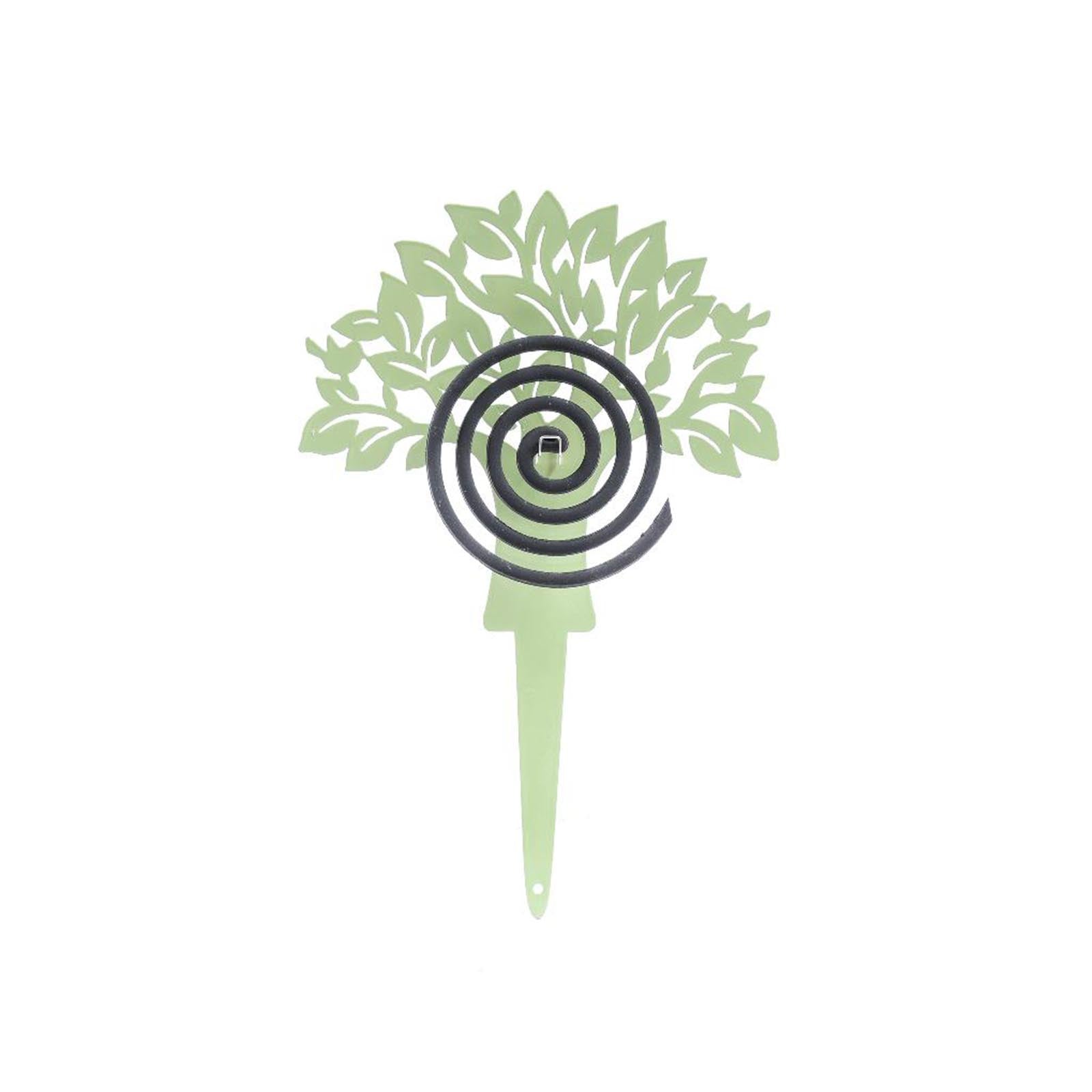 Porta zampirone da vaso "Albero e Uccellino" in metallo, antizanzare da Esterno, da 36 cm