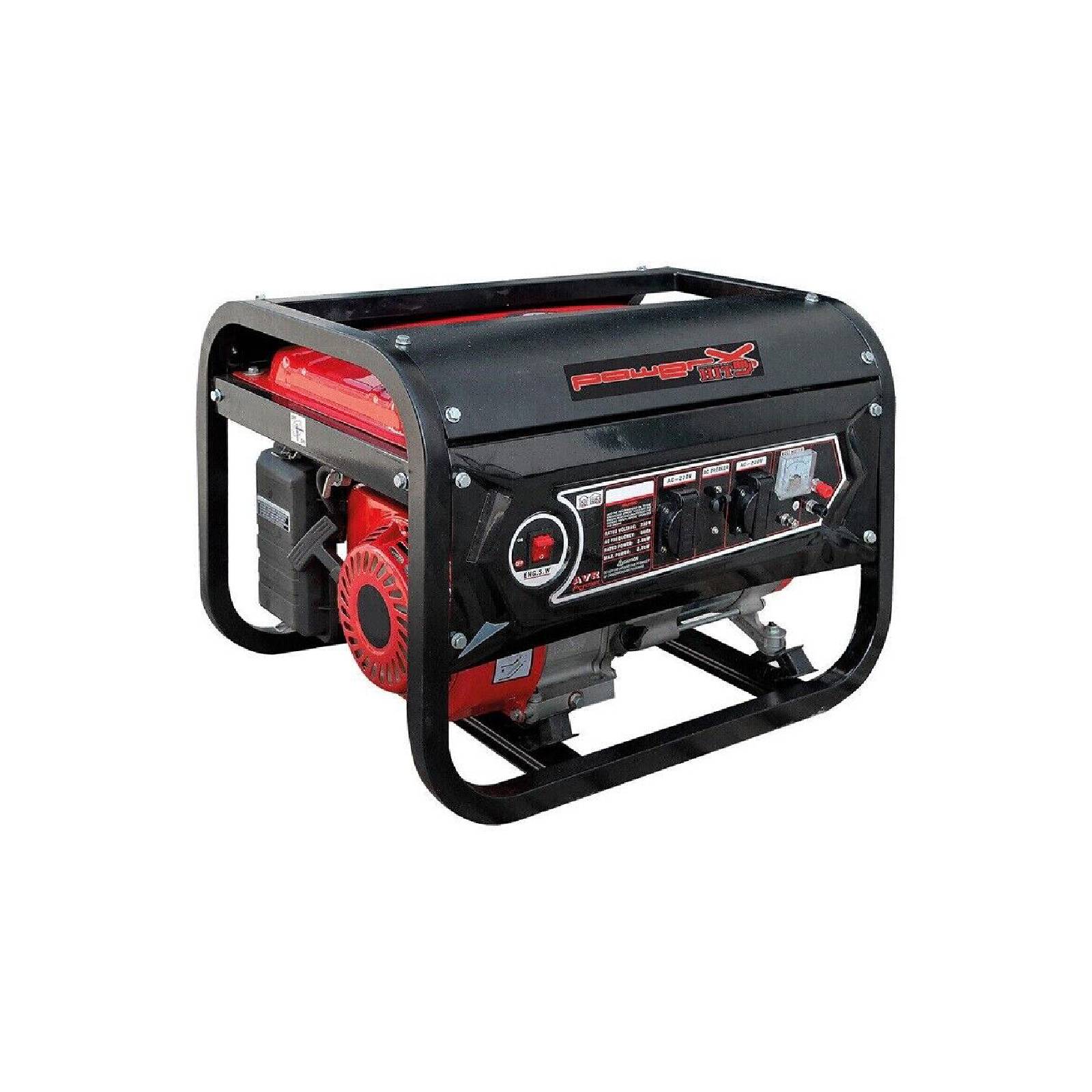 Generatore "PH2200" motore monofase 4 tempi con funzionamento a benzina ed avviamento a strappo 2,2 KW Hp 6,5