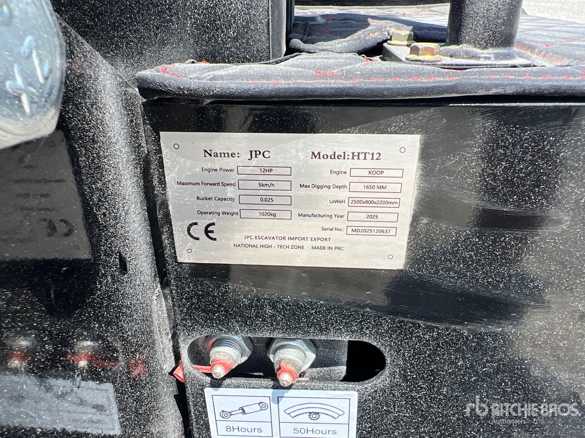 Mini escavatore JPC HT12 (2025) – 12 Q.li – Nuovo