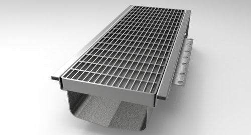 GRIGLIA ZINCATA B125 PER CANALE SKY150 1000x206x24 Mm - Foto 5